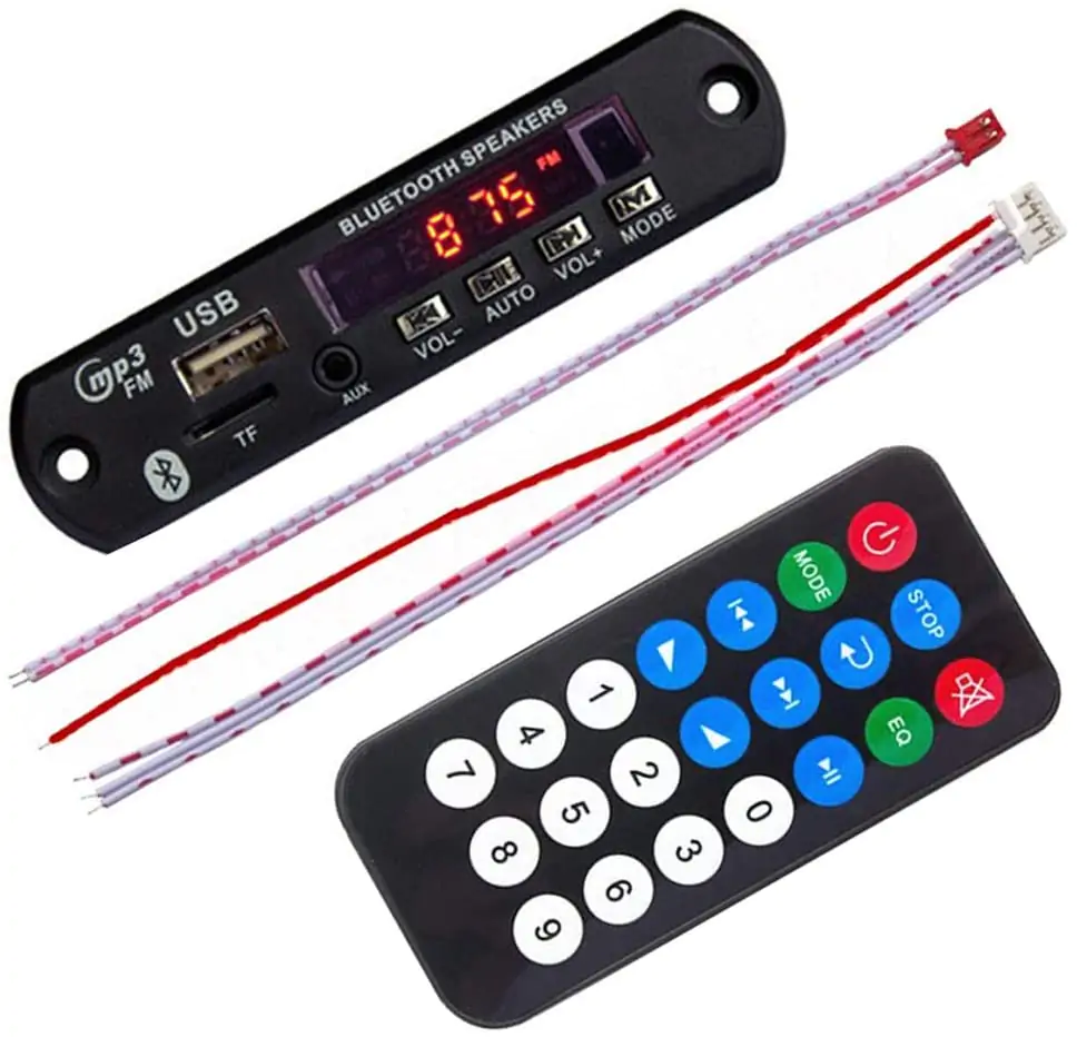 Bluetooth MP3 Decoder Board with FM Radio