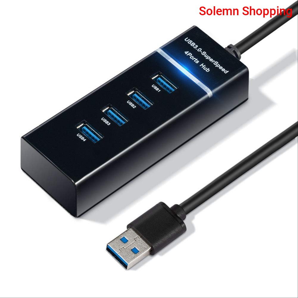 High Speed USB 3.0 4 Port Hub 30cm 5Gbps - Multi-purpose