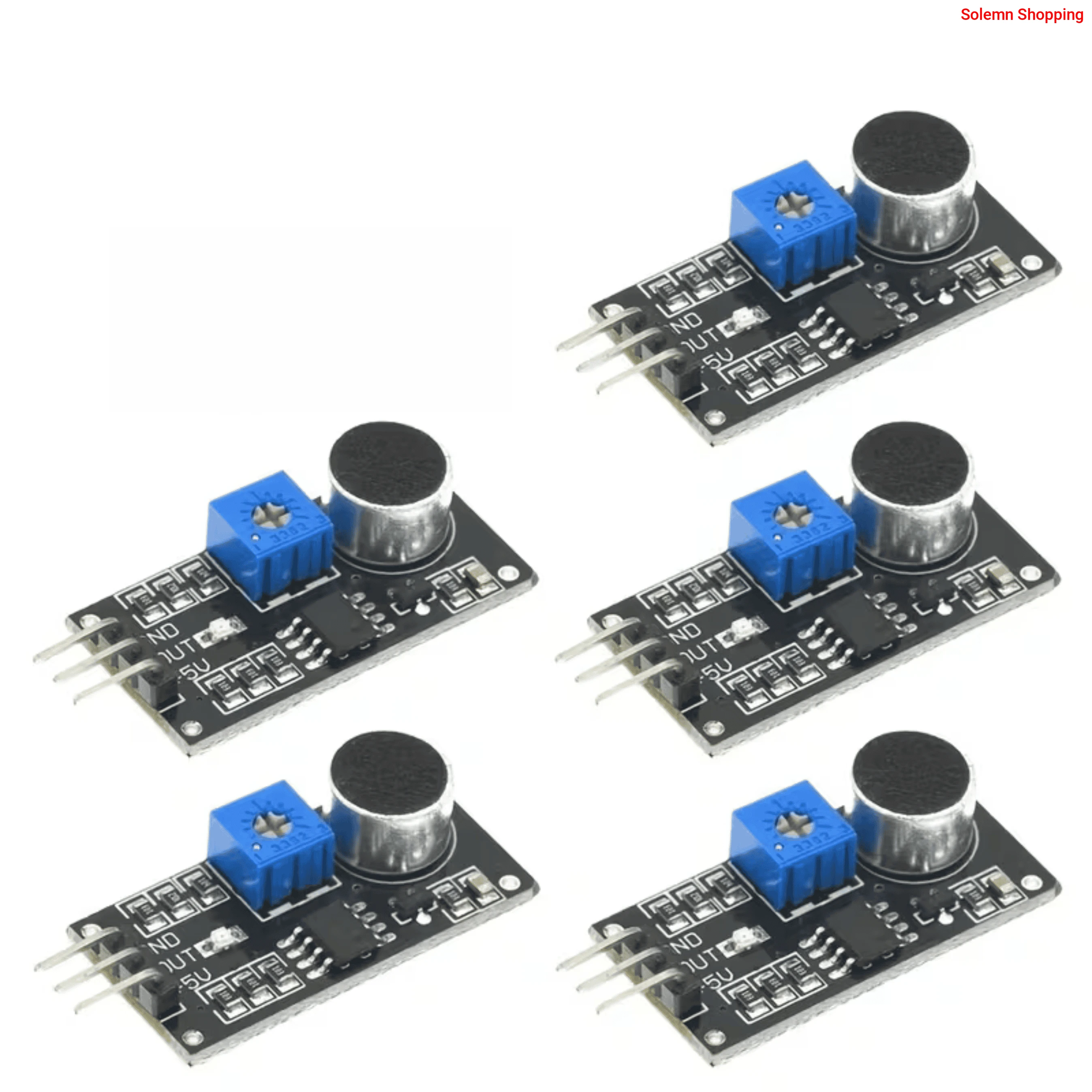 Sound Sensor Module 3-Pin Voice Sound Detection Sensor Amplifier LM393