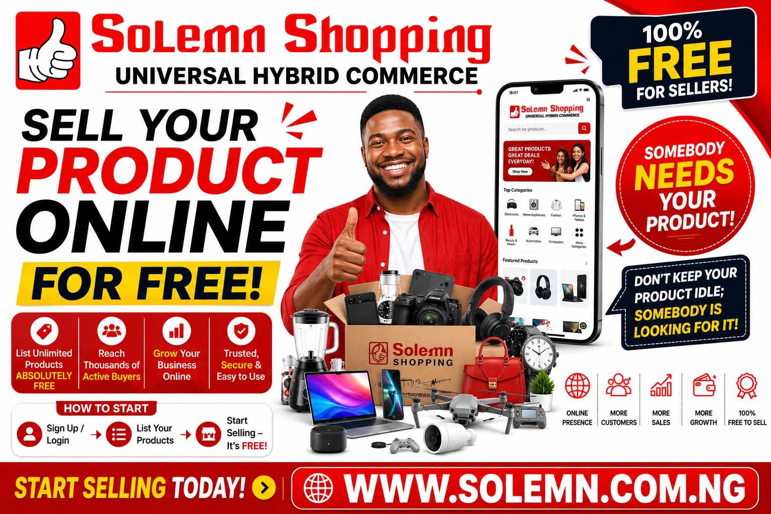 How to Start Selling Online with Solemn Shopping