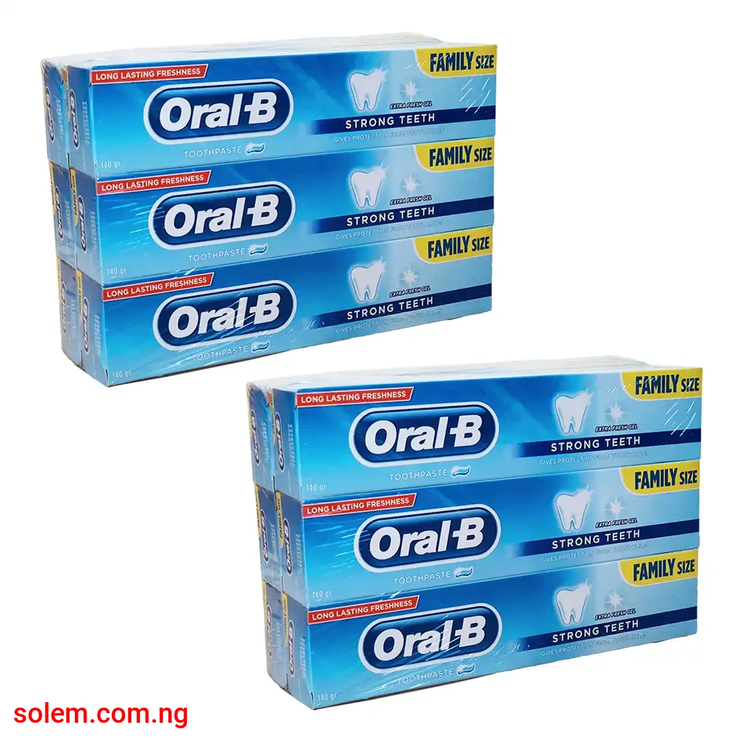 Oral B Toothpaste Pack by 6  -  Family Size