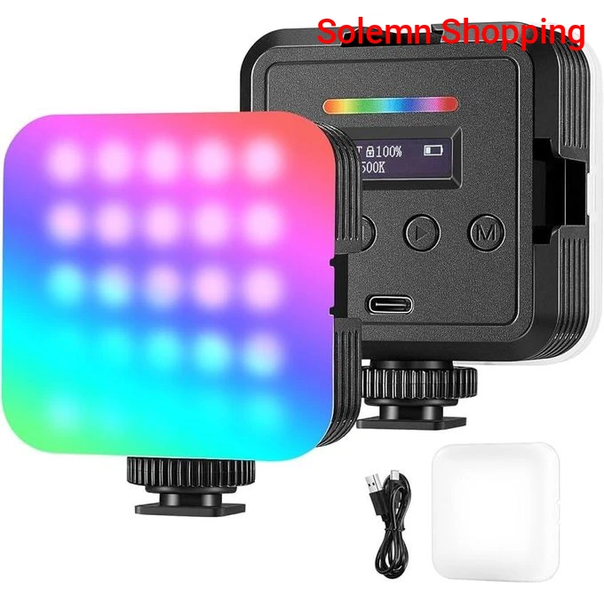 MOQ 6 Units  -   LED Pocket Video Light RGB  AY-83 Light