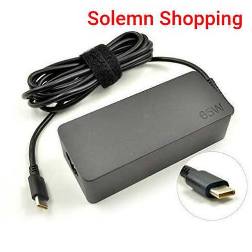 Lenovo Type C Charger 65 Watt 20V/15V/9V