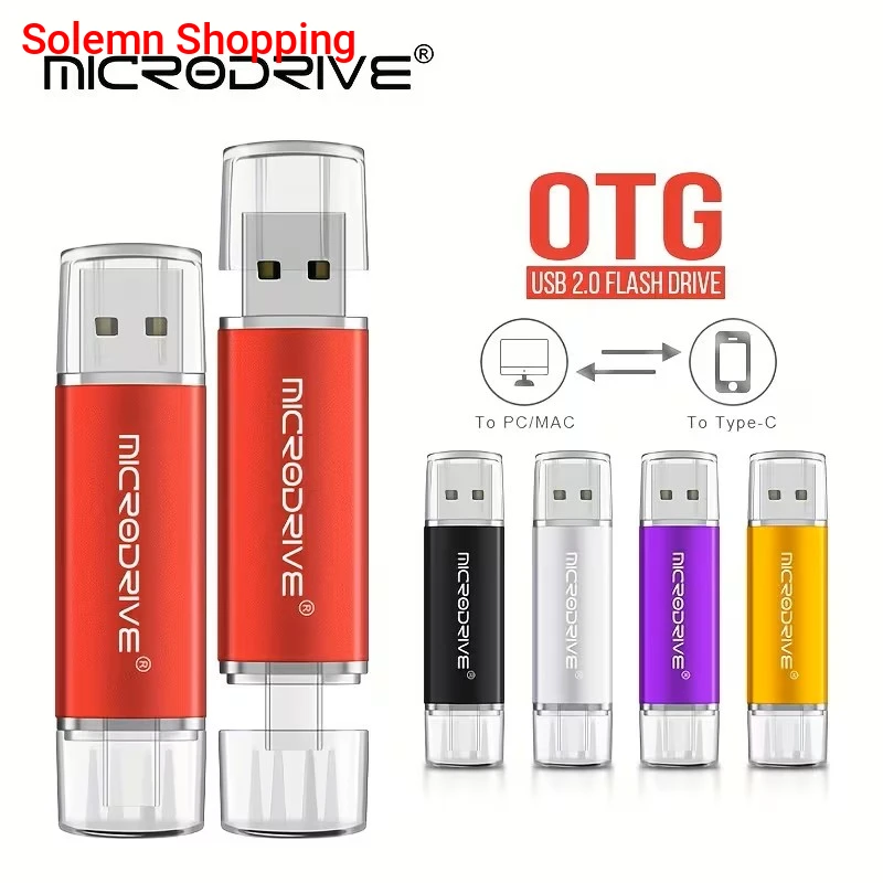16gb OTG USB to Type-C Flash Drive Metal MicroDrive