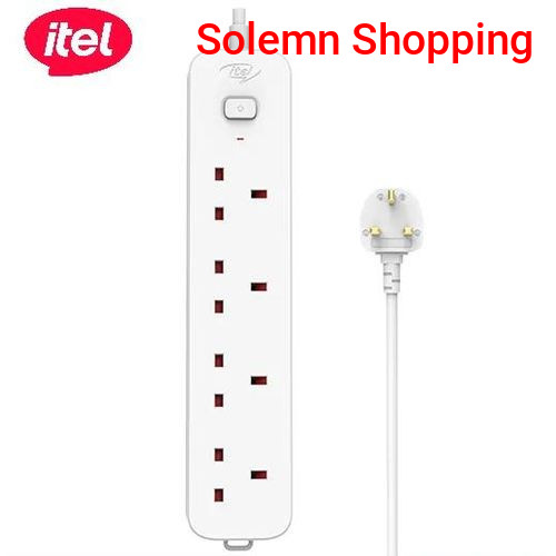 Itel 4 Sockets 1.8 Metre Cable Power Extension