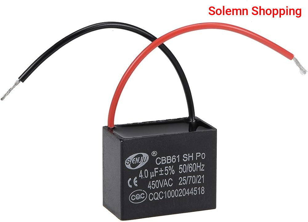 Ceiling Fan Capacitor CBB61 4.0uF 450V