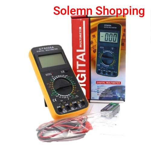 Digital Multimeter Electric Handheld Tester Meter DT9025A AC and DC