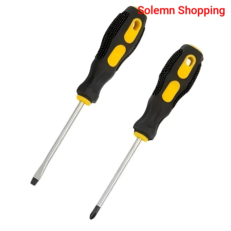 Magnetic Screwdriver Phillips And Flathead  Handle Screwdriver