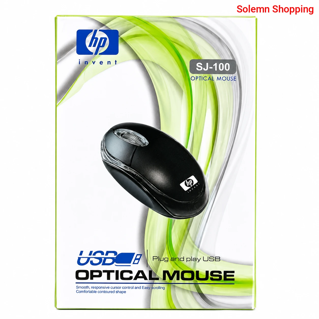 MOQ 6 Units  -   Hp Wired Optical Mouse J-100