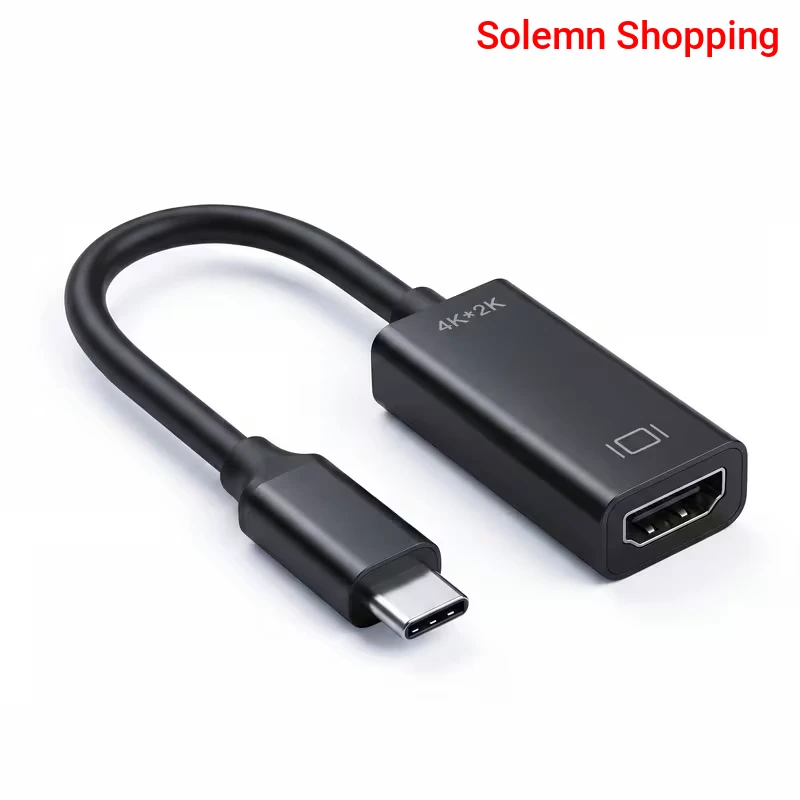 Type C to HDMI Port (4K 30Hz) for Macbook Pro, Macbook Air, Ipad Pro, and More