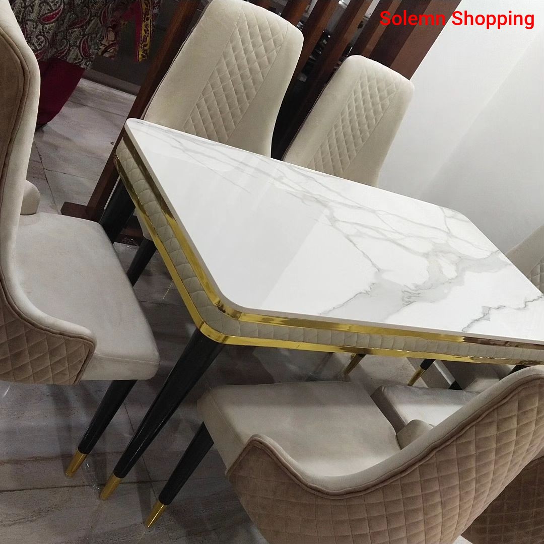 6 Sitter Marble Table