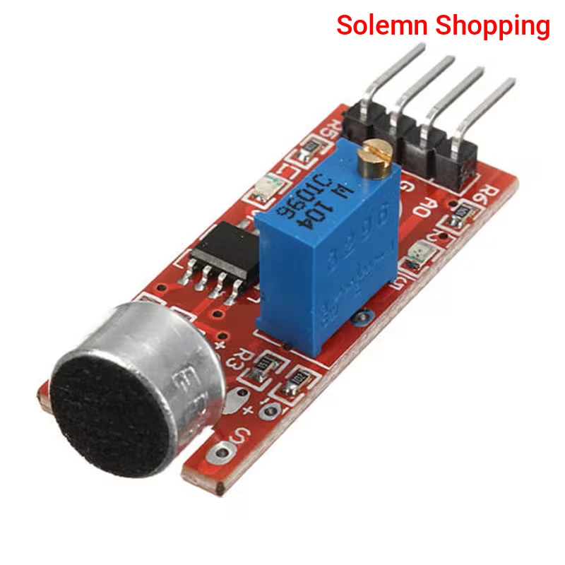 Audio Processing Module, KY-037 High-sensitivity Microphone Sensor Module, Sound Detection