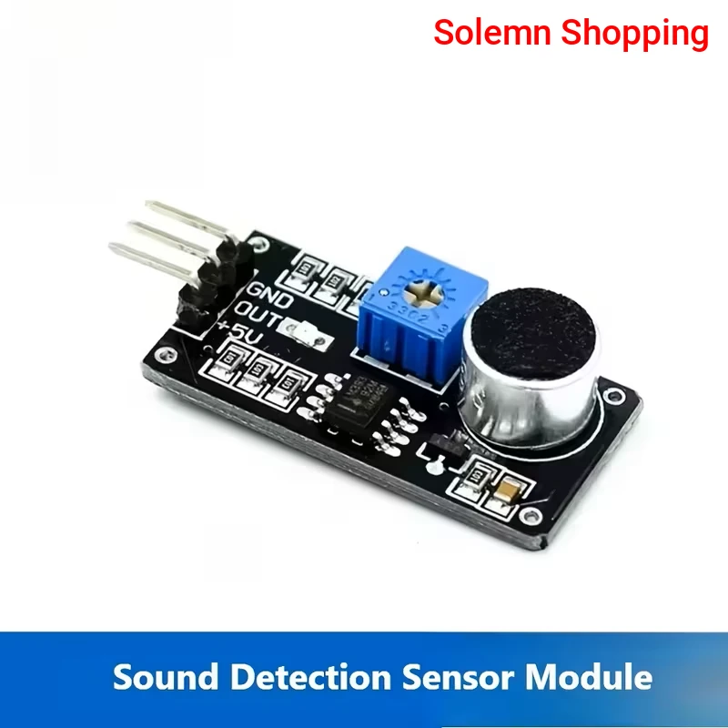 Sound Sensor Module 3-Pin Voice Sound Detection Sensor Amplifier LM393