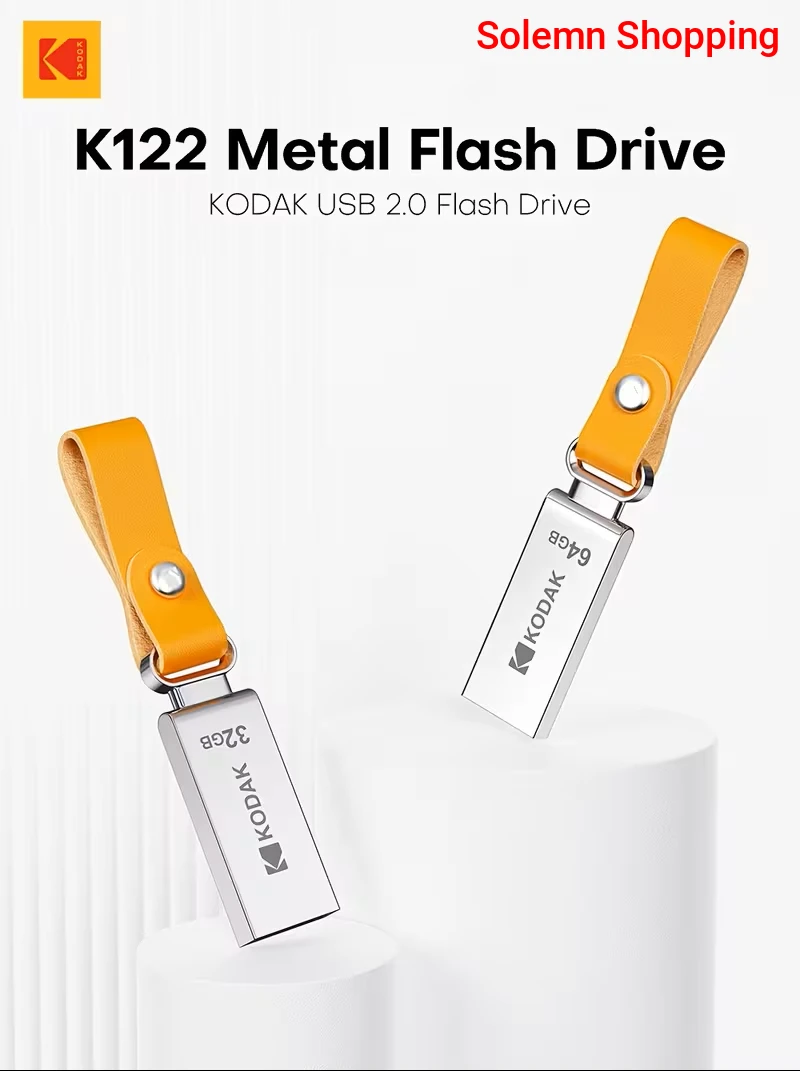KODAK K122 Metal USB Flash Drive 64GB USB 2.0 Pen