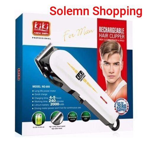 Kiki New Gain Rechargeable Professional Hair Clipper