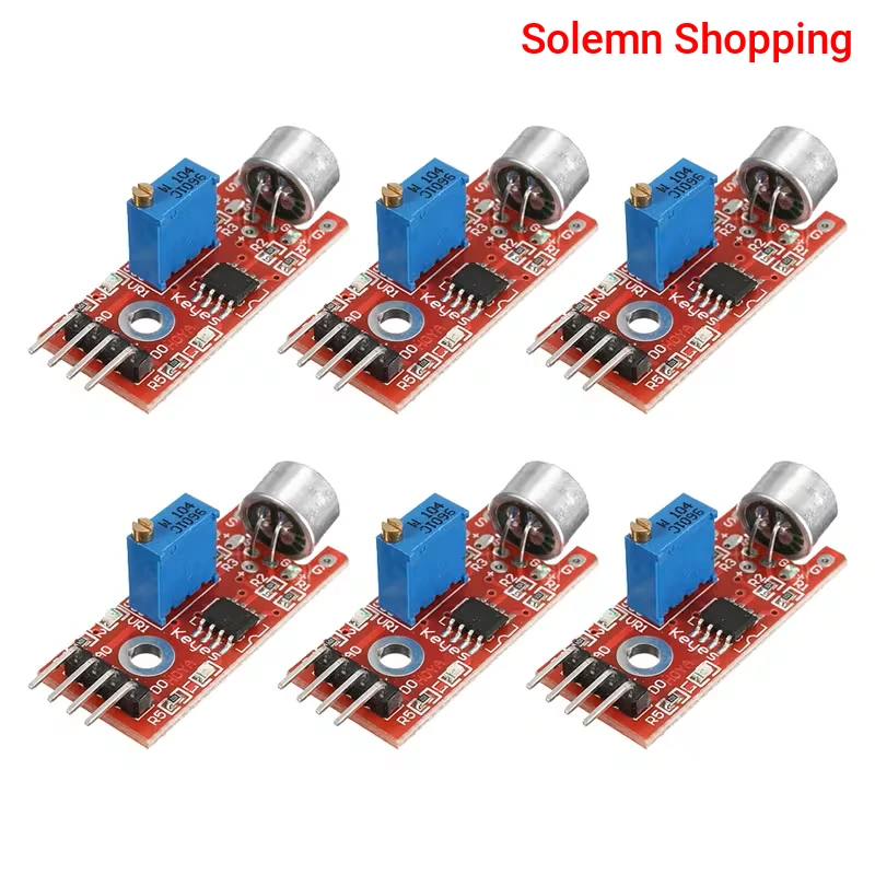 Audio Processing Module, KY-037 High-sensitivity Microphone Sensor Module, Sound Detection